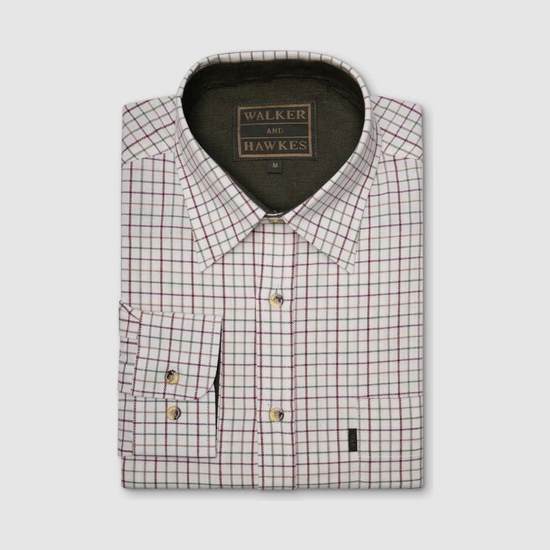 Walker and Hawkes Männer 100% Baumwoll Brocton Country Shirt, Bild 2 von 4