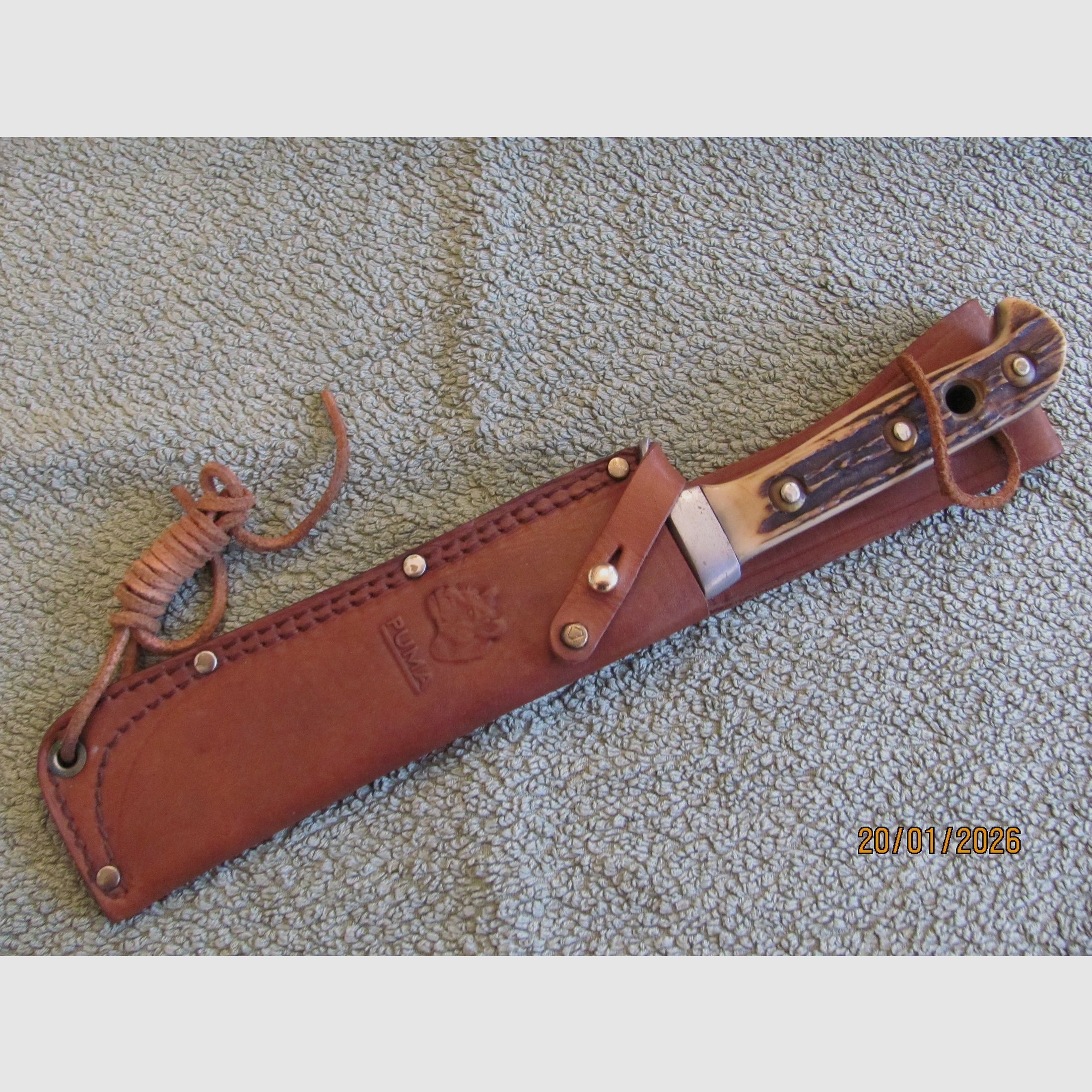 Original Puma White Hunter 6377 - used, without damage