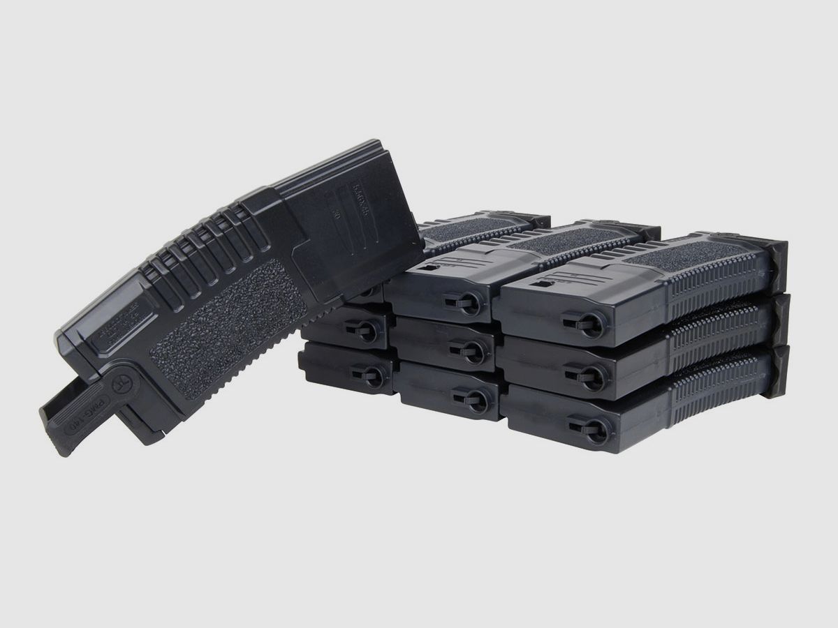 Ares Amoeba MidCap M4 Magazine 10 piezas 140 disparos 6mm - Airsoft AEG / S-AEG
