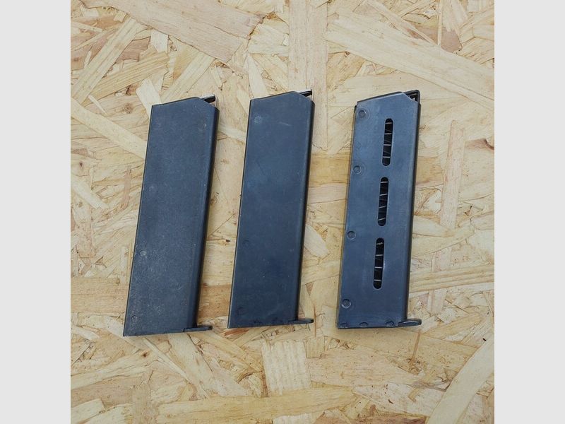 3x Magazine Me General Umarex napoleon oder brigadier oder bruni government in 8mm Knall konvolut