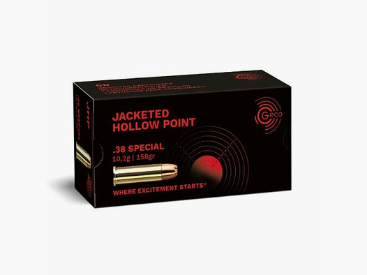 GECO .38 Special Jacketed Hollow Point 10,2g/158gr