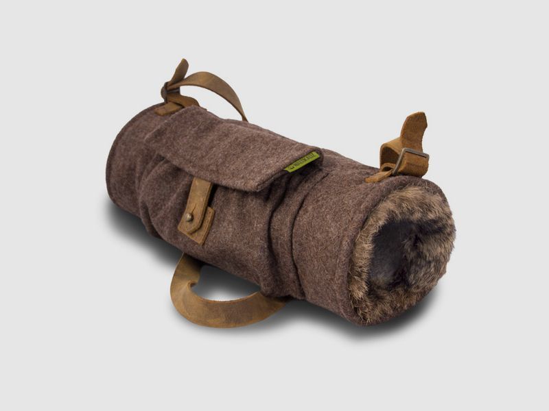 Loden-Jagdmuff "Kanin"