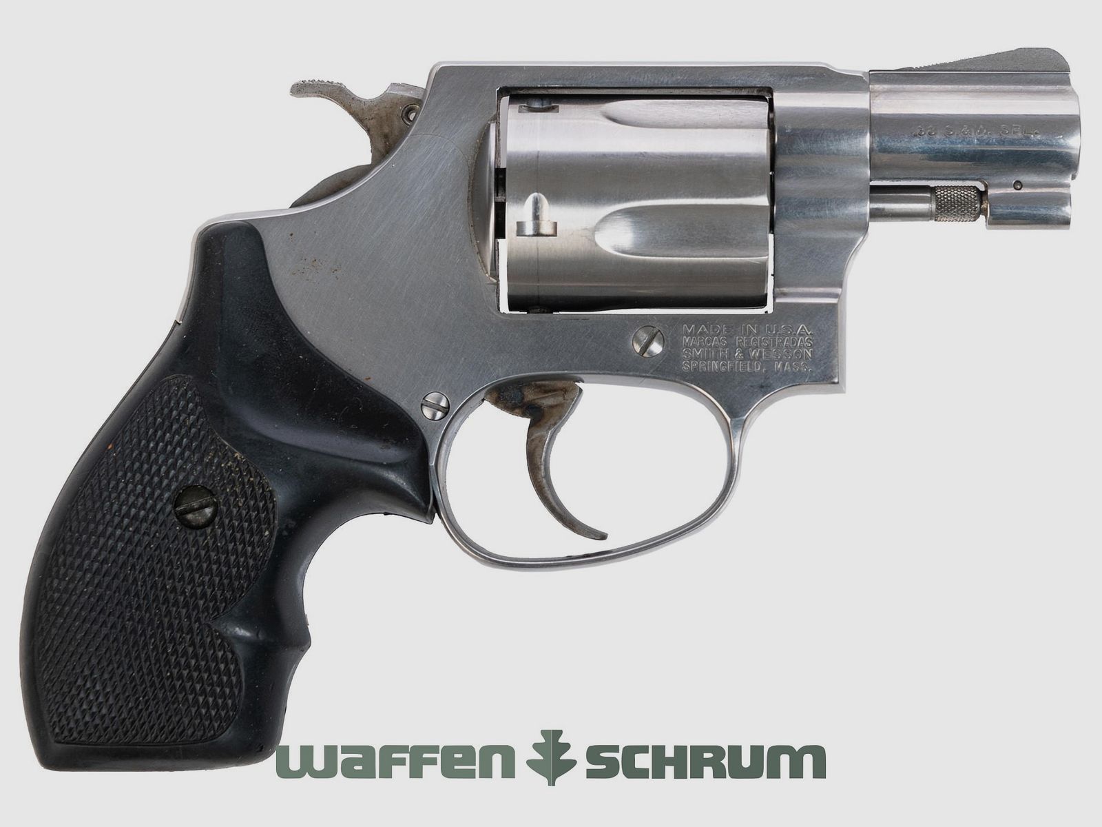 Smith & Wesson Mod. 60-7 .38Special , Stainless, feste Visierung, Koffer, LL: 1 7/8 Zoll (4,9 cm)