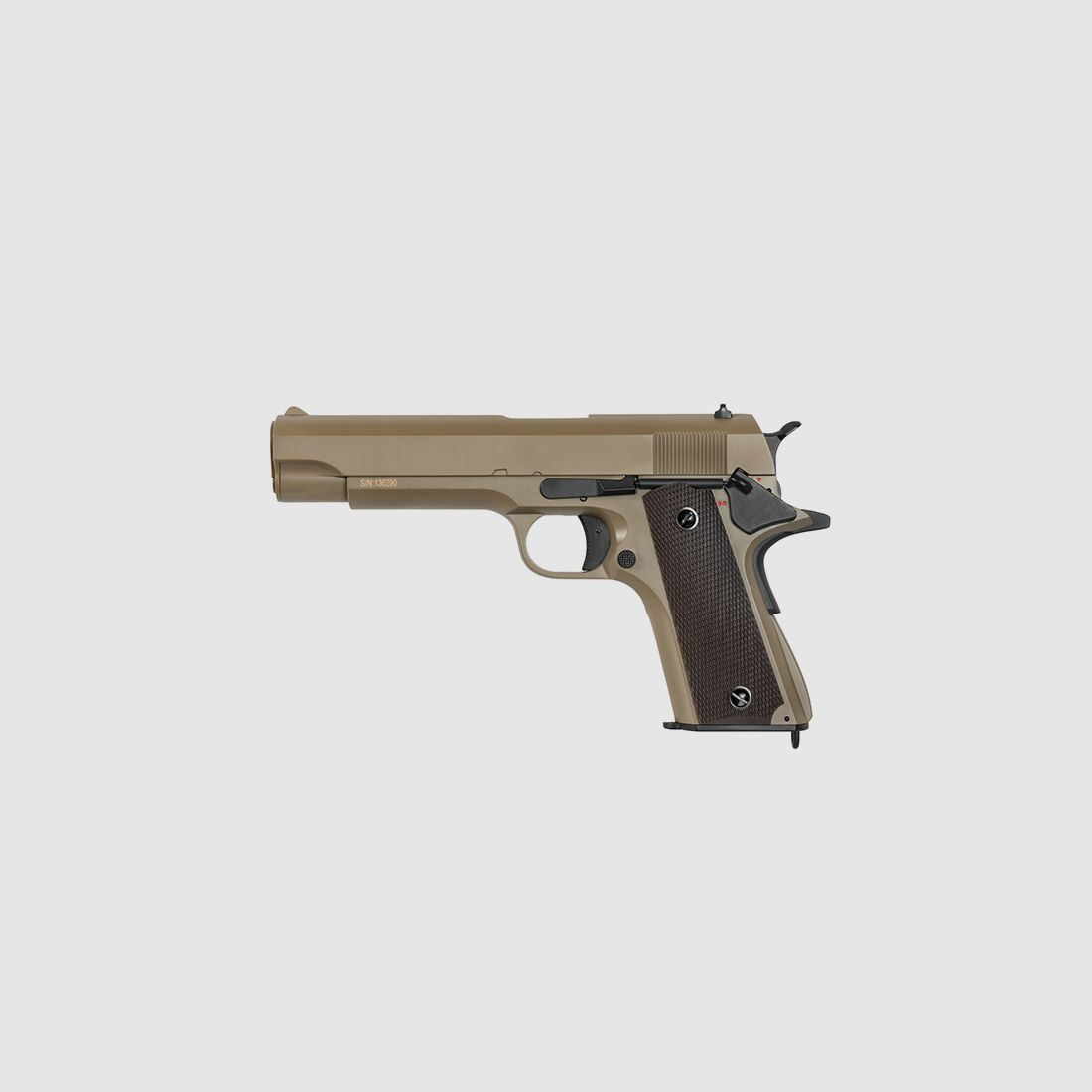 CYMA CM.123S AEP '1911' NACHBAU, TAN, S-Line mit JEFFTRON Mosfet MICRO