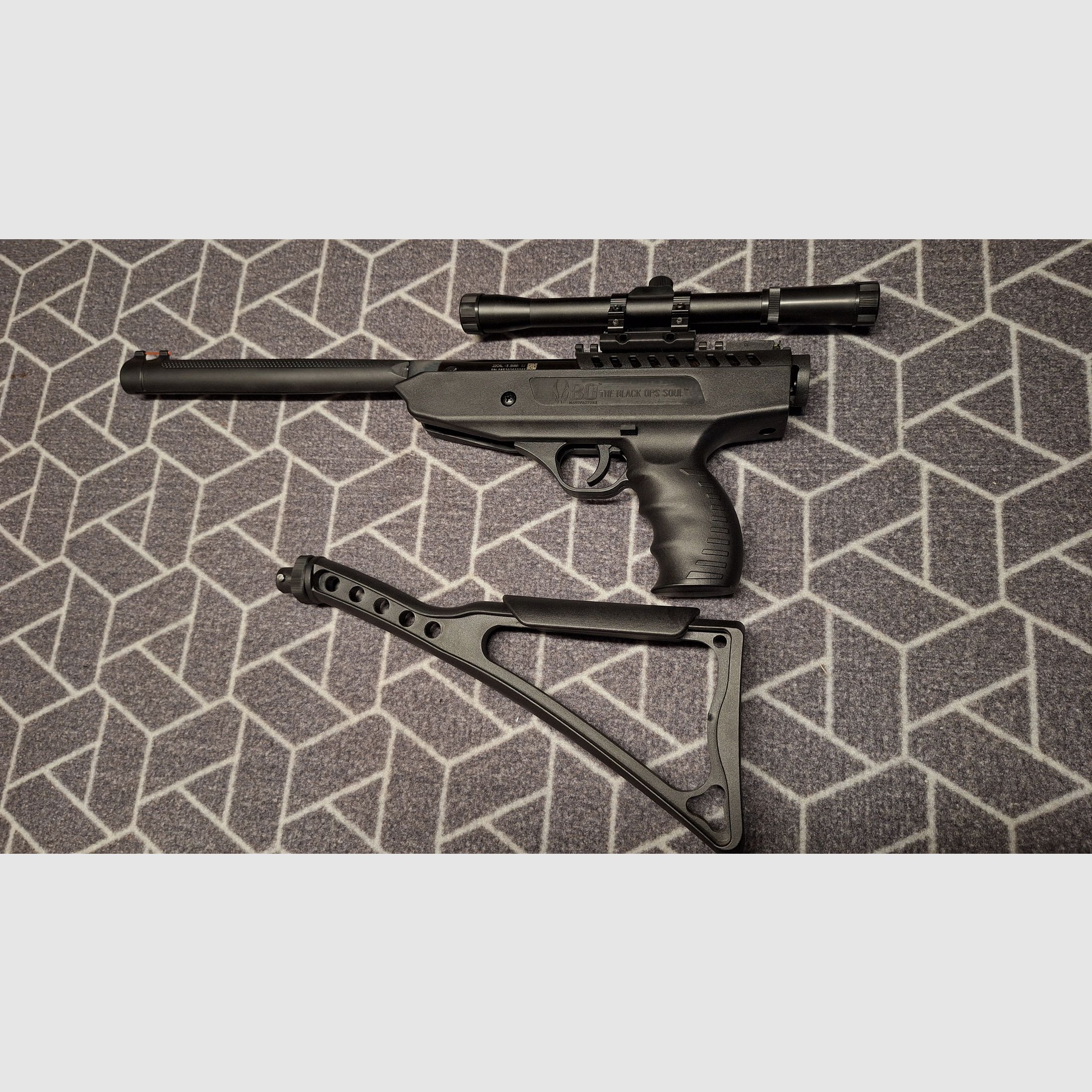 Black Ops Langley ProSniper - 5.5mm - Pistolenkarabiner 