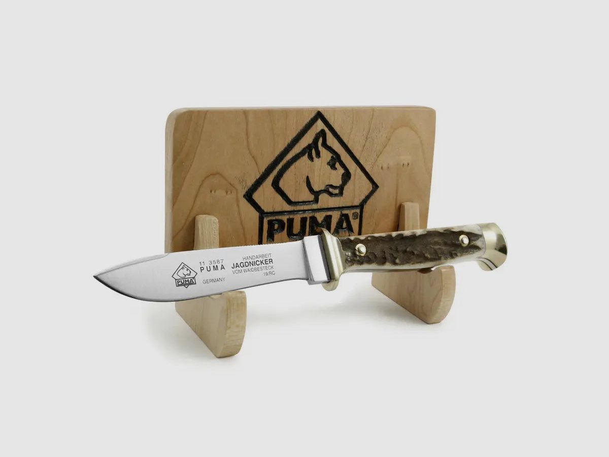 PUMA knife stand for 1 knife, wood without knife