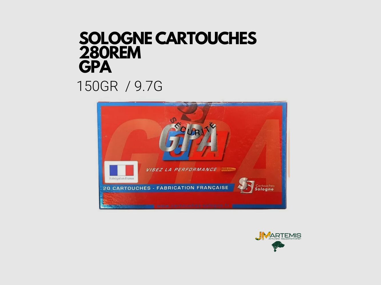 Balles GPA 280 REMINGTON 150GR, image 2 sur 2