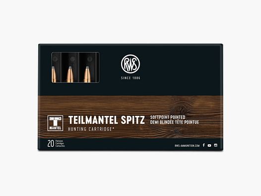 Balles RWS - 5,6 x 50 R Mag TMS - 4,1g