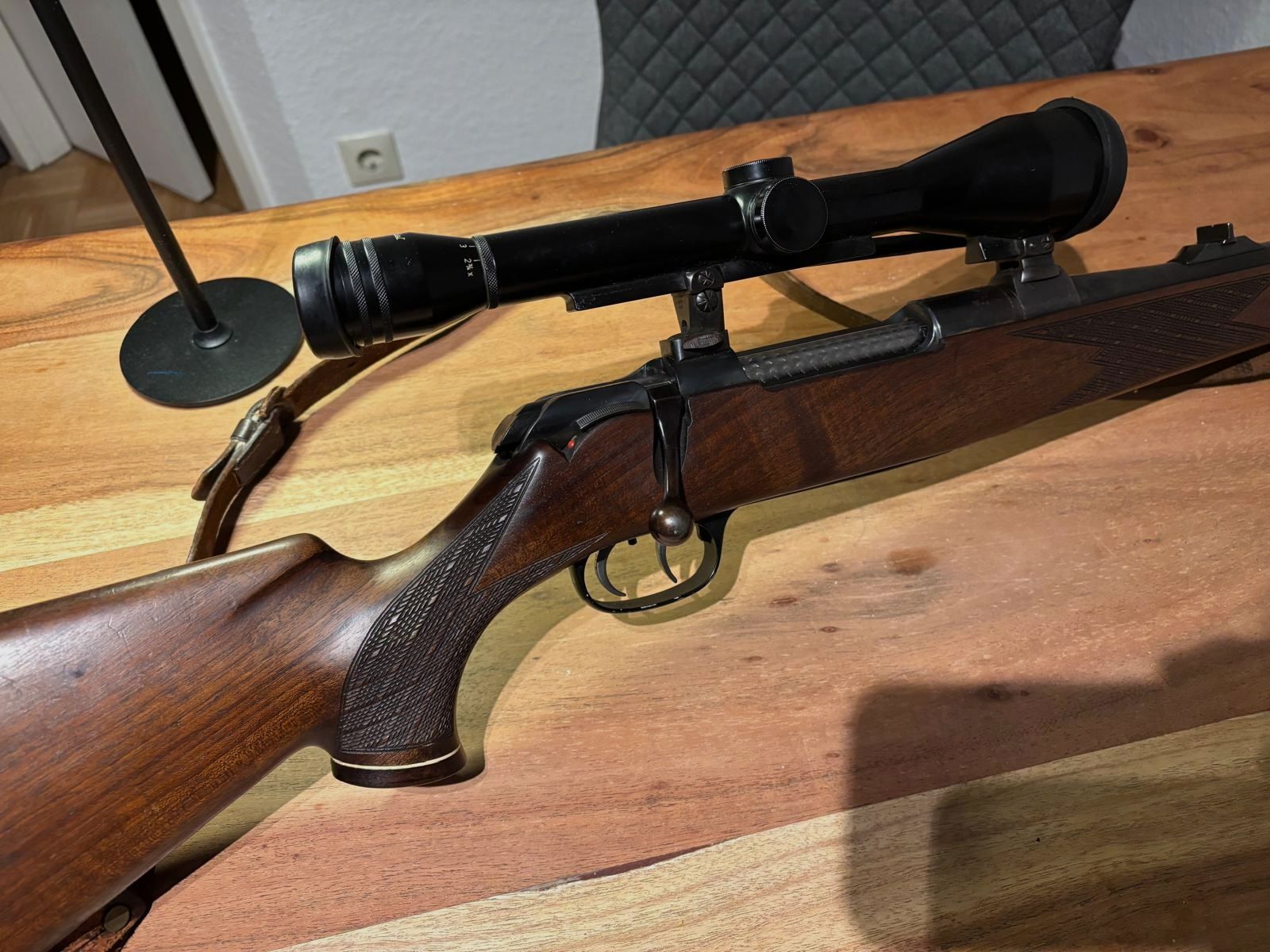 Krico 700 repeating rifle 7x64 repeater + optics + magazine