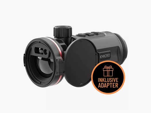 HIKMICRO Clip-On Thunder TQ35CL 3.0 Paquete Completo incluyendo Adaptador – Adaptador: Adaptador Rusan, Tamaño de la Manga de Sujeción: 57 mm