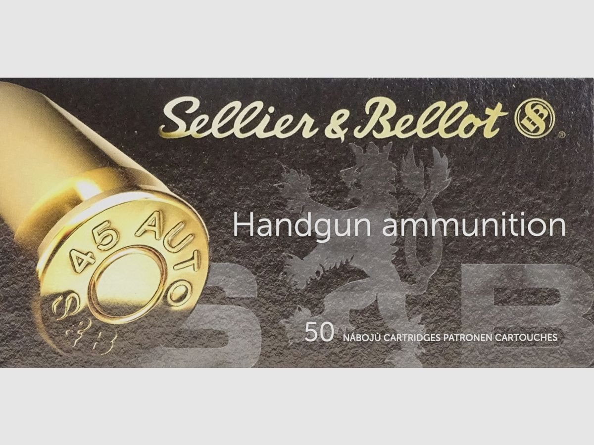 Sellier&Bellot .45Auto FMJ 230grs - 50 Schuss