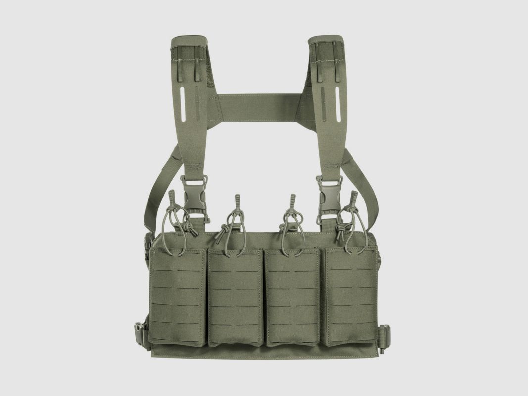 TASMANIAN TIGER Gürtel Modular Chest Rig 4xM4 olive, Bild 4 von 5