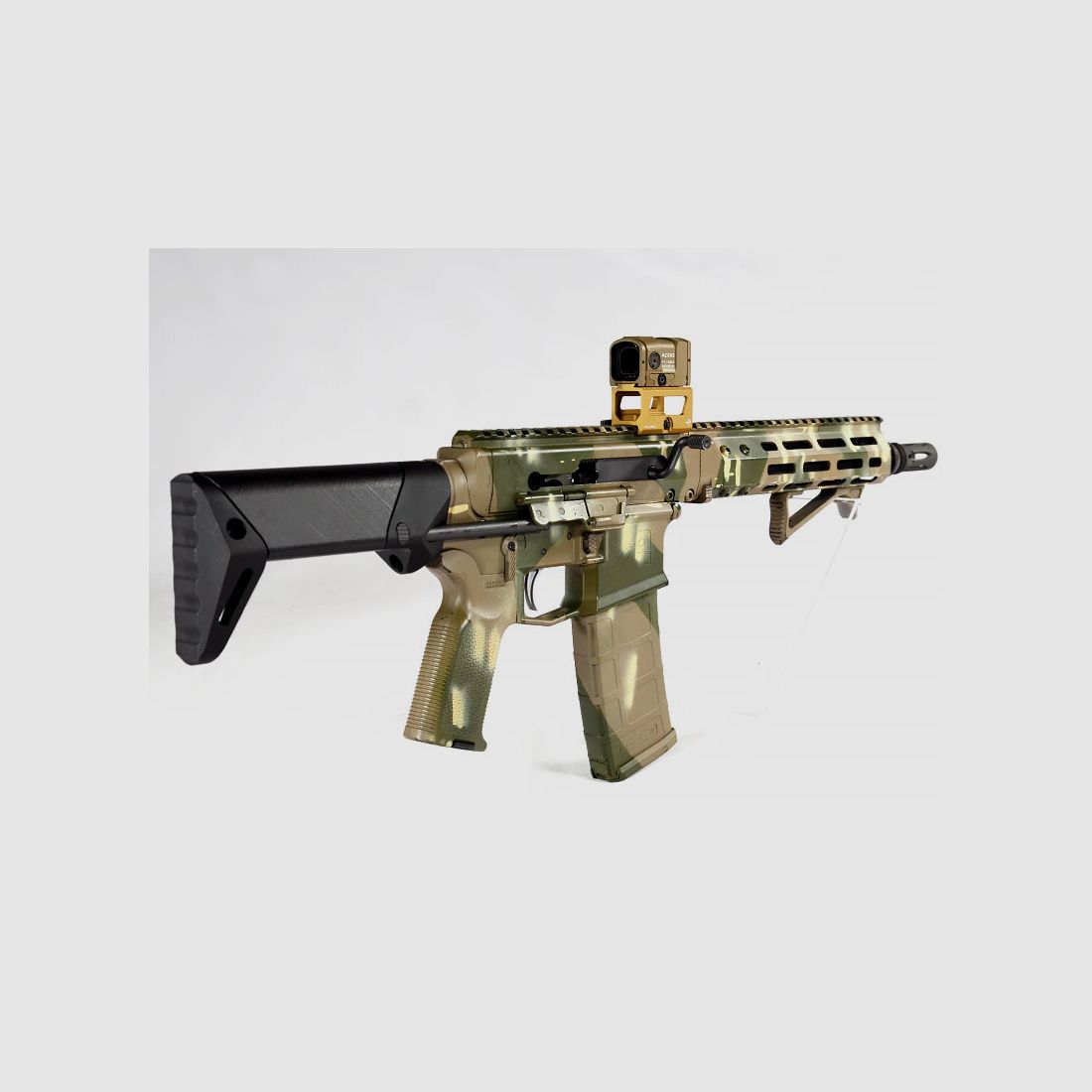 Schmeisser AR15 stock CSS pieghevole, set completo