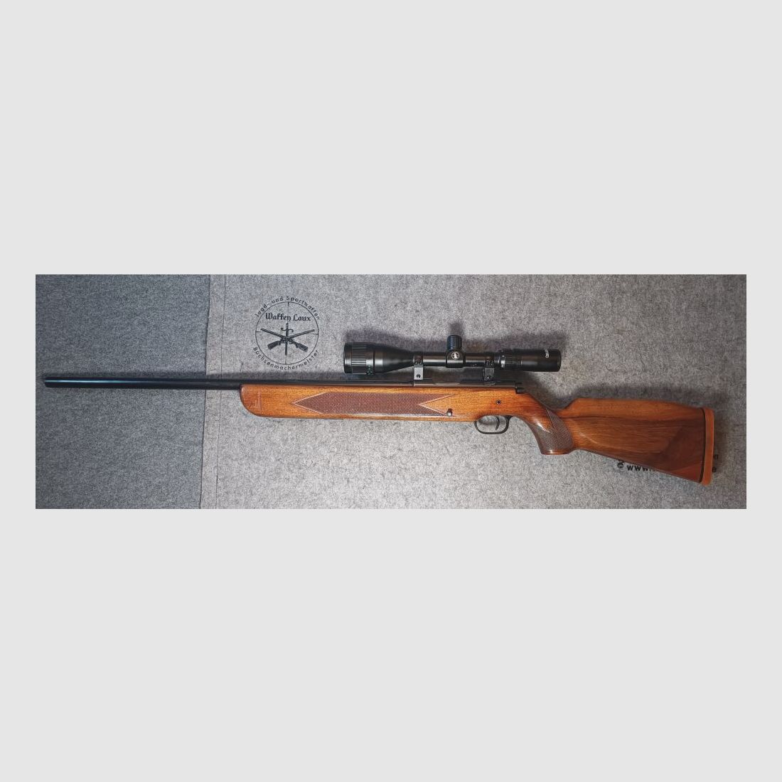 Carl Walther Ulm KK Single-shot Sport Rifle with ZF Tasco 2.5-10x42