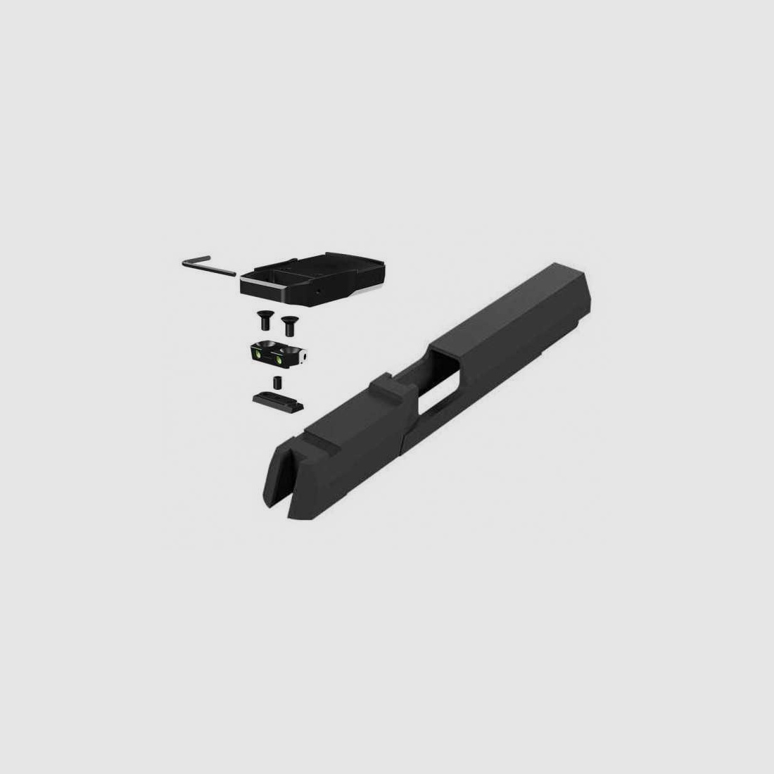 CAT SM2 Magnetmontage für Glock 17/19 mit Shield RMS Footprint