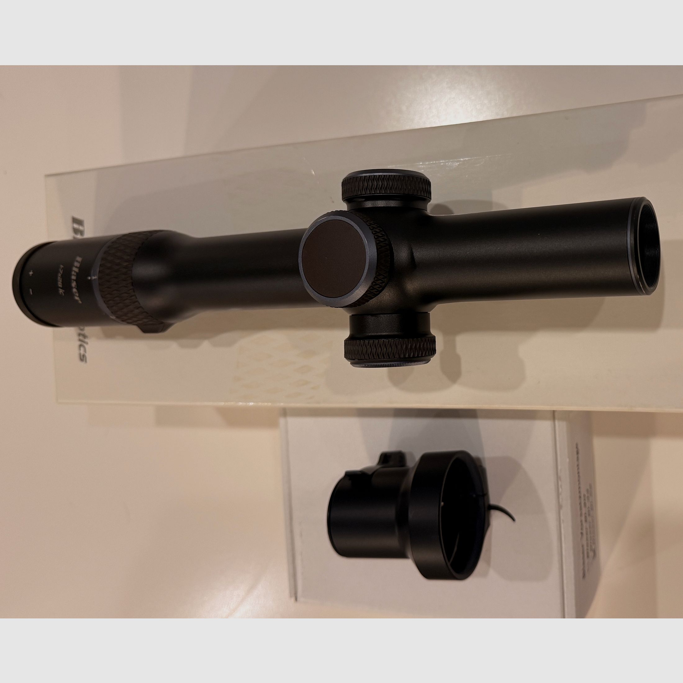 Blaser B1 1-7x28iC - Blaser Sattelmontage - Blaser BL52 Vorsatzadapter