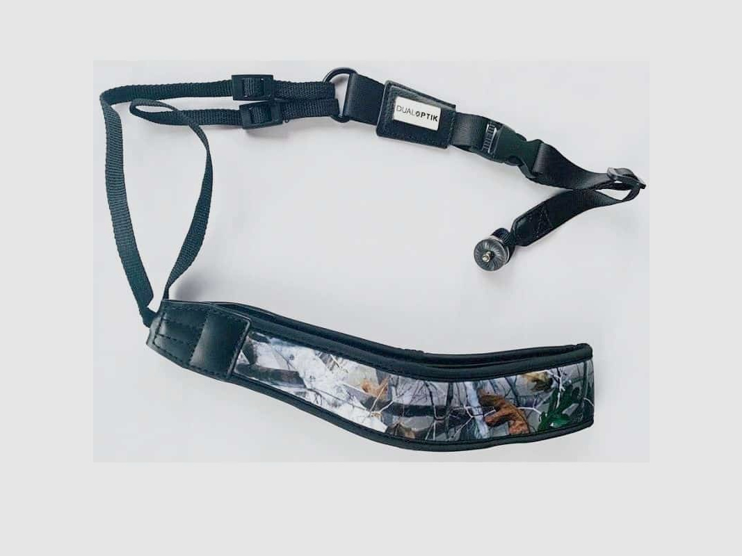 Dual optics shoulder strap