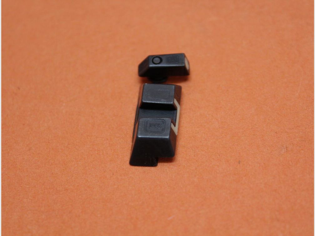 Glock Glock (Gen5): nachleuchtende Visierung feststehende Kontrastkimme 6,1/-Korn 4,1(Stahlausführung)