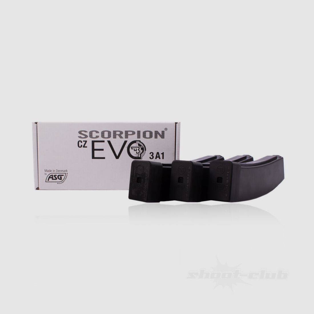 ASG Scorpion EVO3 A1 Chargeur 6mm BB / 75 rds / 3-pack