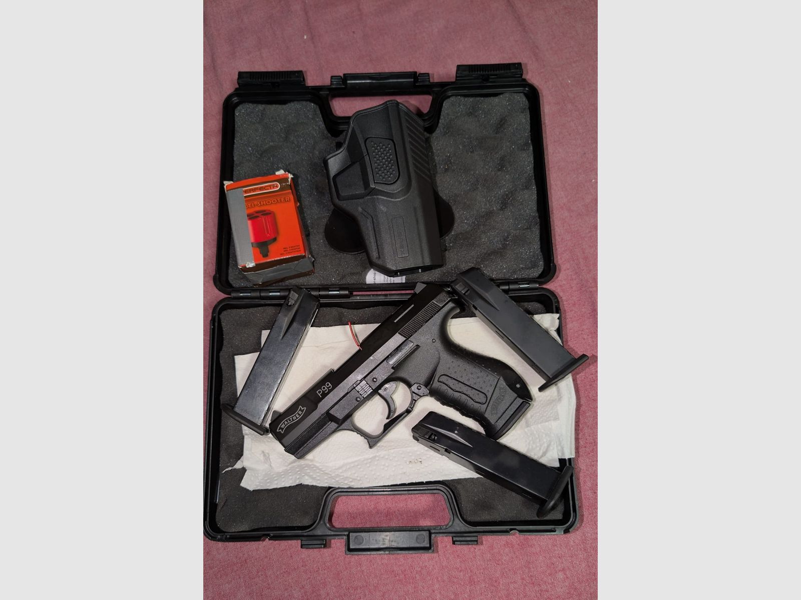 Walther P99 blank firing pistol 9mm P.A.K. black