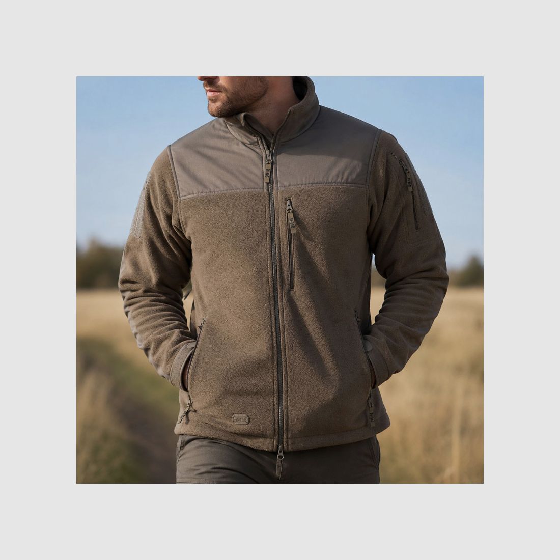 Fleecejacke Alpha 420g/m² 5 taktische Taschen, Bild 3 von 17
