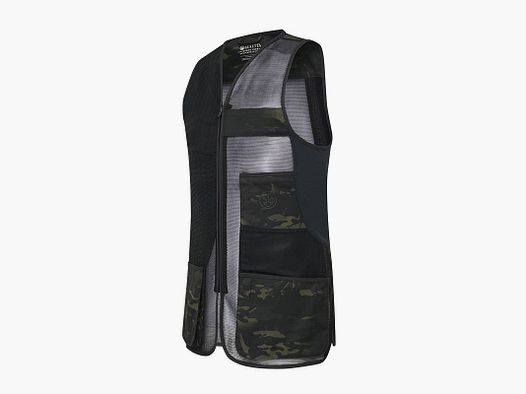 SHOOTING VEST – BERETTA – 500 YEARS CELEBRATORY LOGO CAMO | LIMITED EDITION | Multicam Black