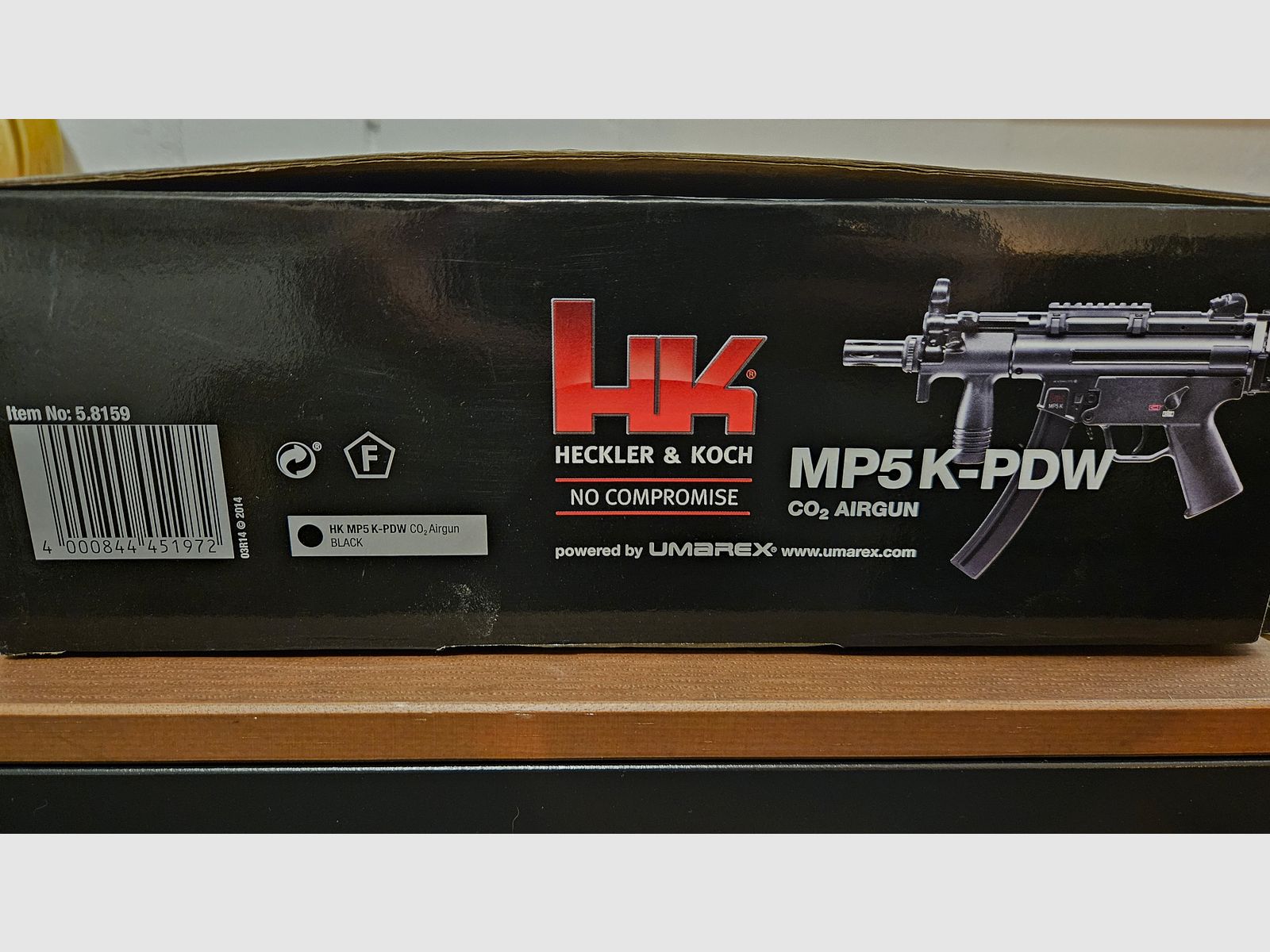 Heckler & Koch HK MP5 K-PDW 4,5 mm (.177) BB, CO₂, < 3,0 J / UMAREX karabin pneumatyczny