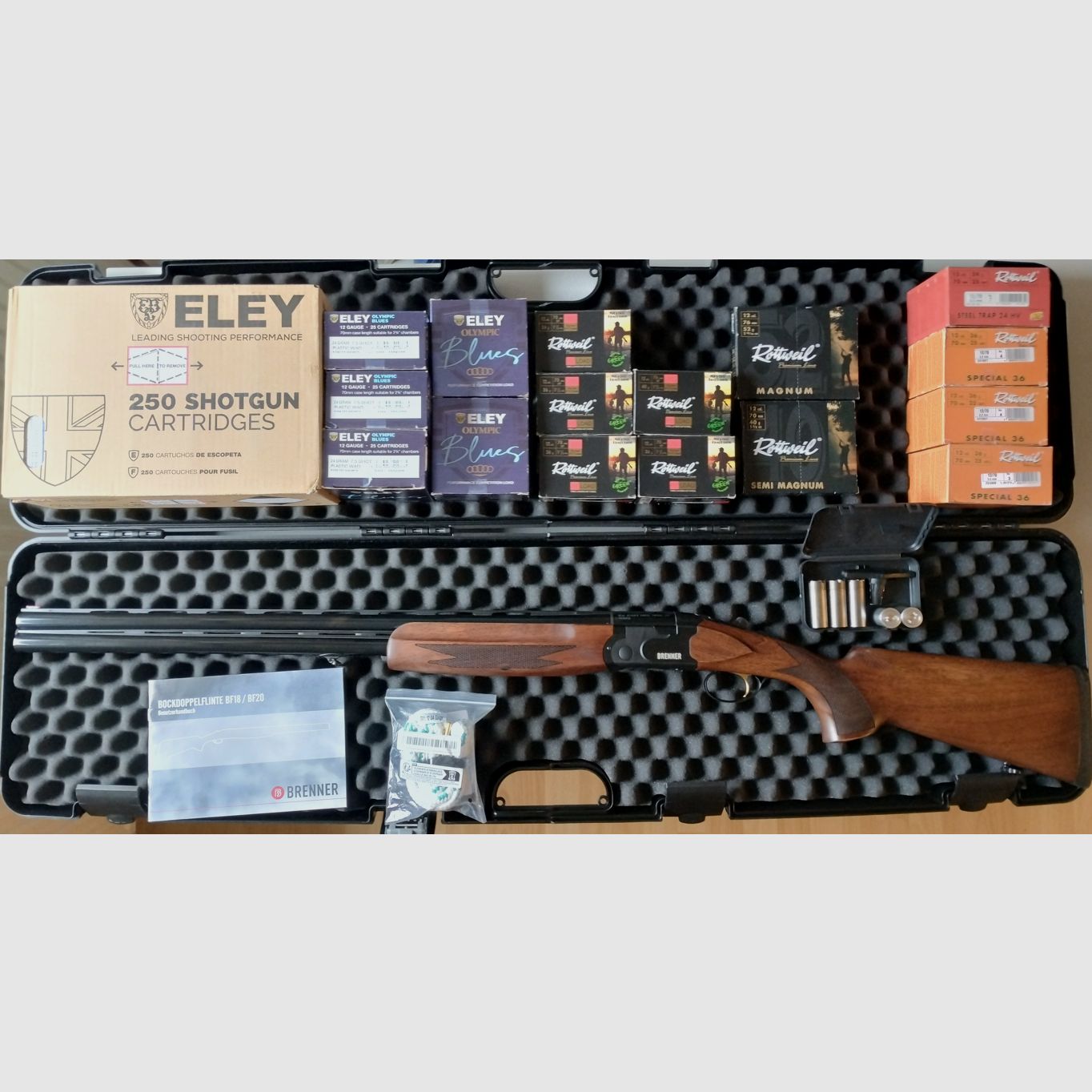 Brenner BF18 Czarna Bockflinta 12/76 + Municja