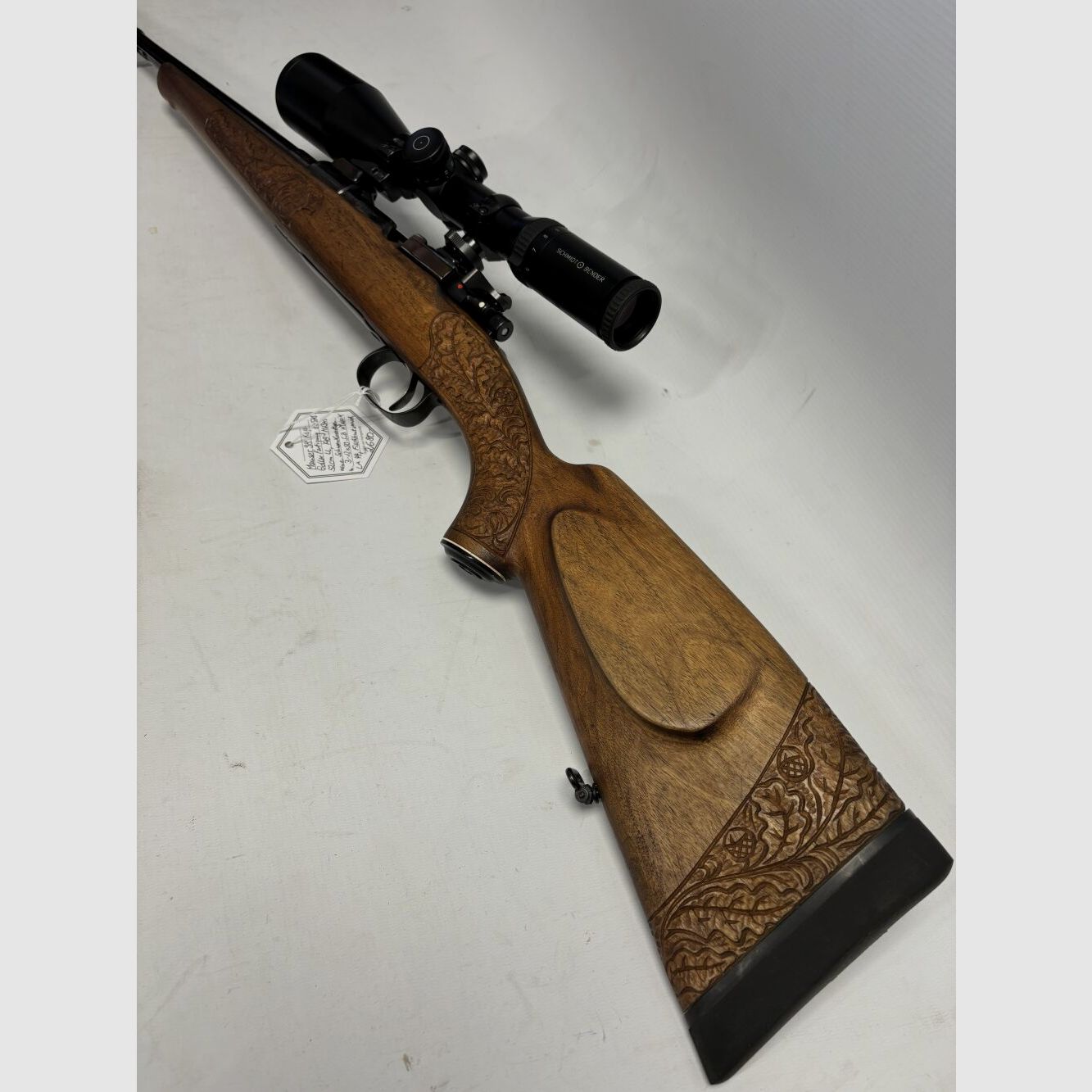 Mauser 98 Geller Fertigung,SM mit 3-12x50 S&B Klassik L44,Fischhautverschneidung