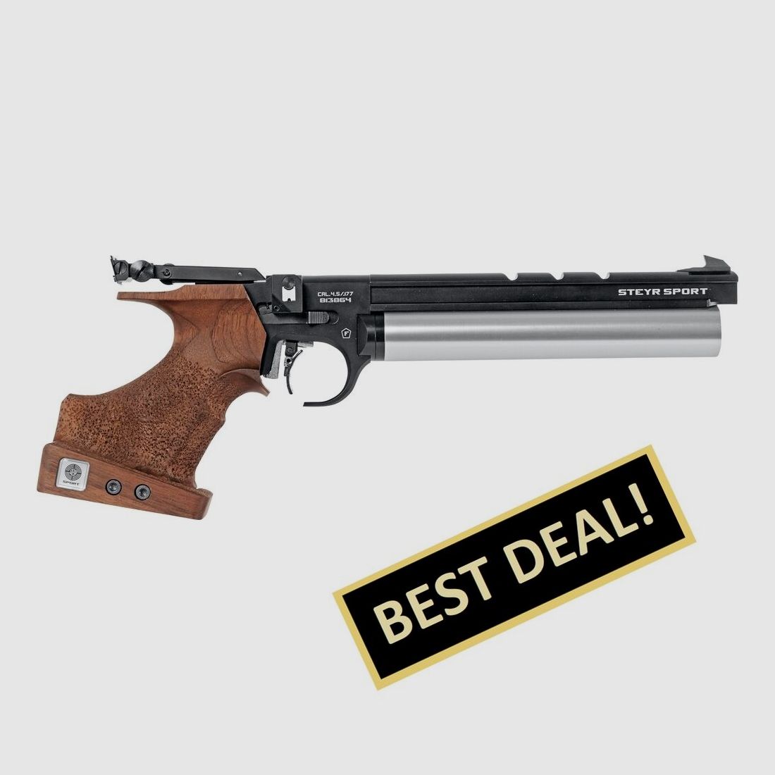 Steyr Match Pistolet à air 50 Version droite - Taille de la poignée : M