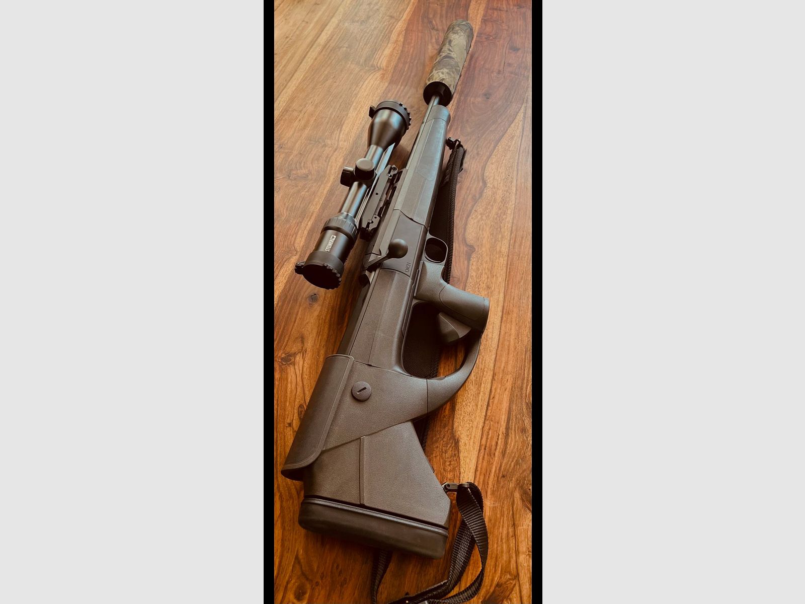 Dentler DR21 Premium .308 Win – jak nowy, bardzo małe obciążenie strzałowe, z szyną Dentler vario