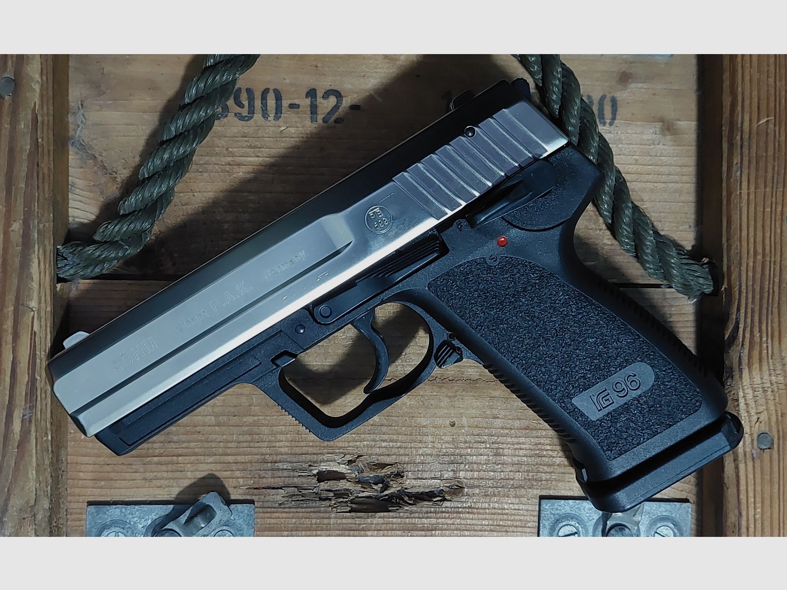 RÖHM - RG96 - Match - matt chrom (PTB 699) Glock RG 96 Walther