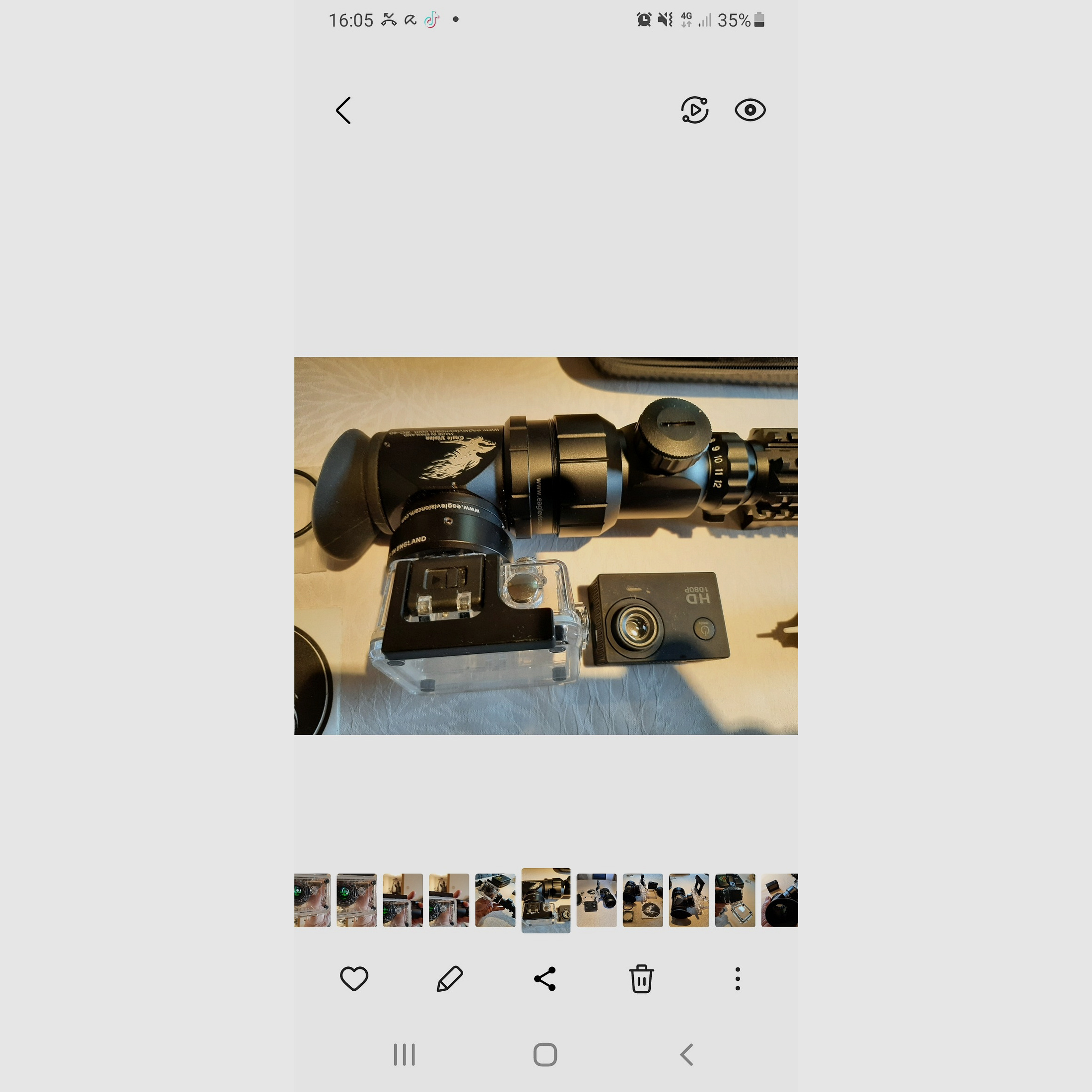 Adapter für Zielaufnahmekamera  Eagle-Vision-Cam aus England SC-40