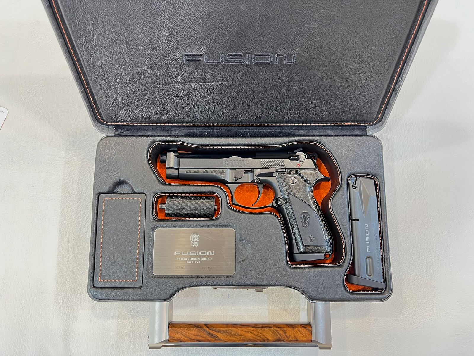 BERETTA 98 FS FUSION BLACK (Exklusive Edition 1 von 40) – 9X21 IMI, Bild 8 von 11