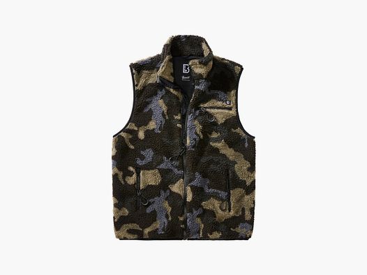Brandit Brandit Jacke Teddyfleece Vest darkcamo