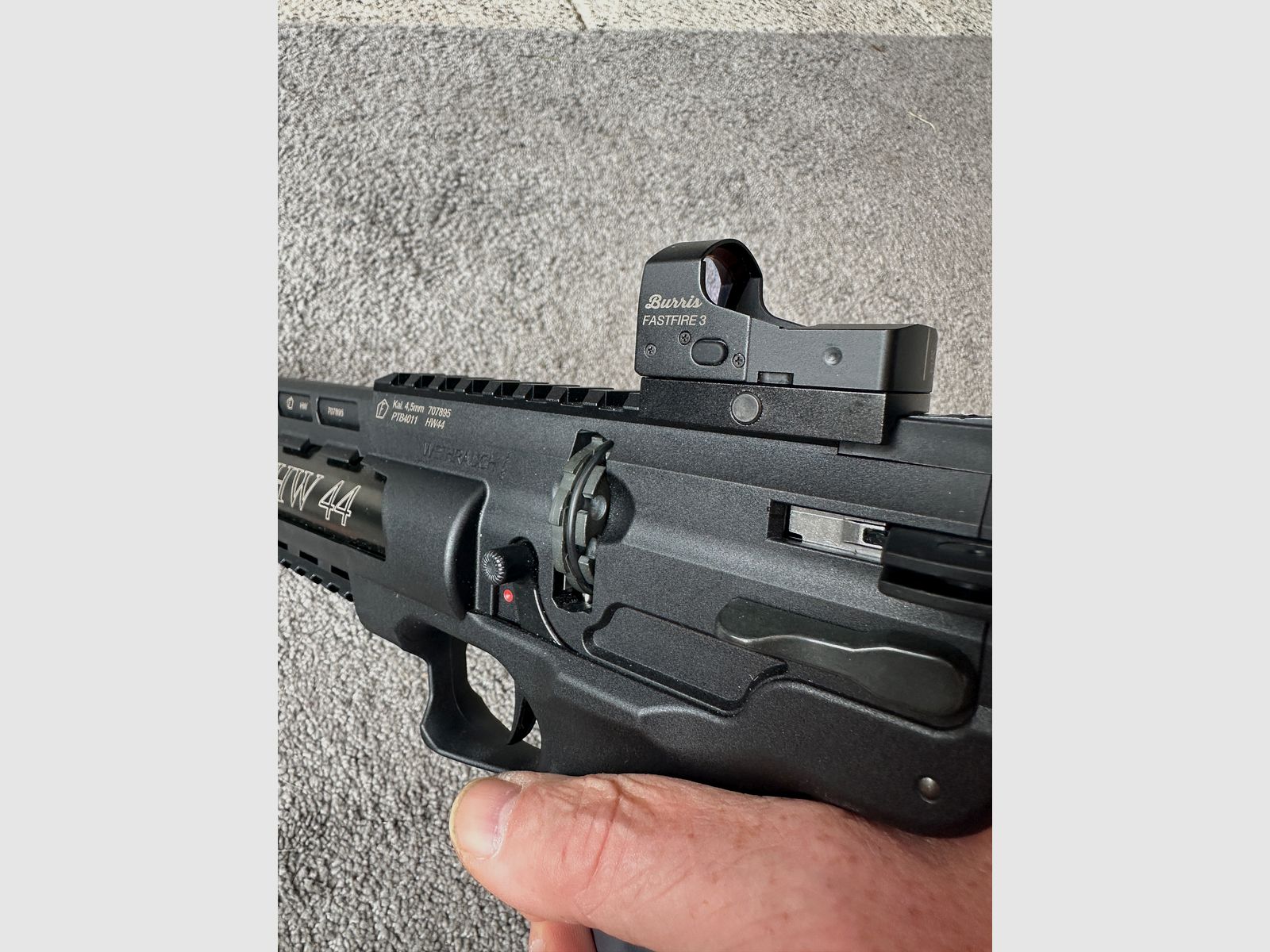 Weihrauch HW 44 incl Zubehör. Neuwertig wegen umstieg auf Match