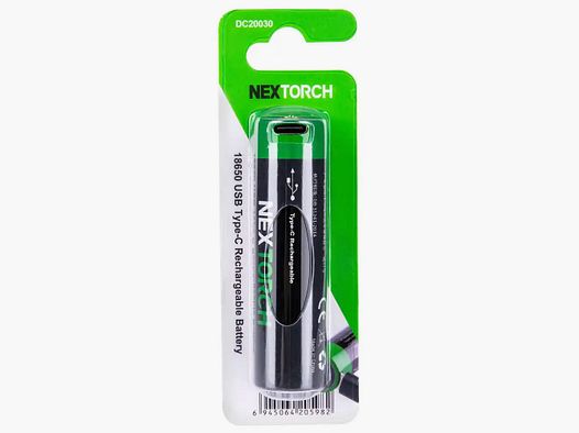 18650 Battery with USB Charging Port, 3400mAh