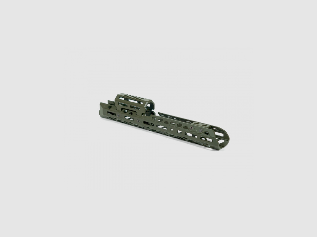 KPYK Langer AK M-LOK Handschutz mit kurzem Gasrohrcover CRC 1U004A OD Green