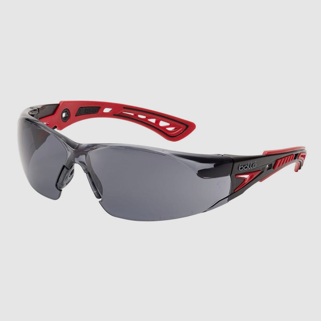 Gafas de protección Bolle Rush+, Smoke, revestimiento Platinium, imagen 1 de 2