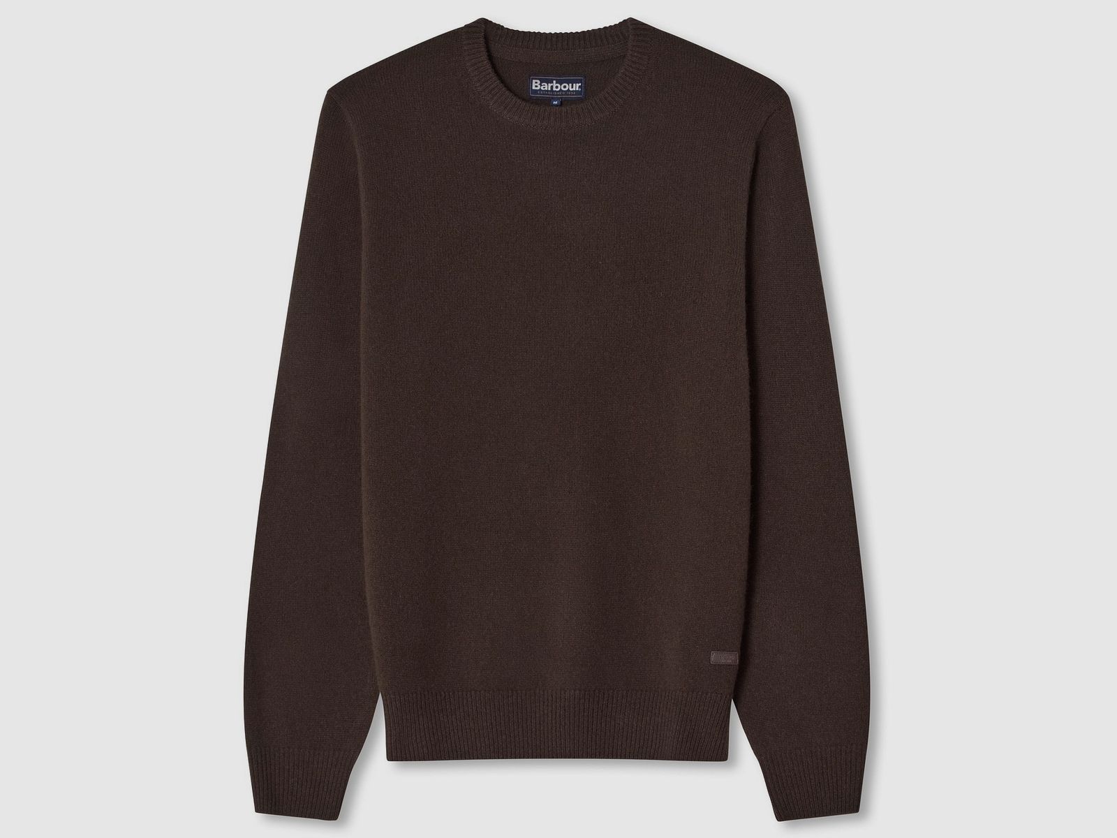 Barbour Essential Patch Crew Sweater Marrone L