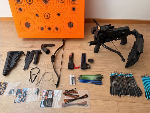 Steambow AR-6 Stinger ll Tactical + Zubehör 