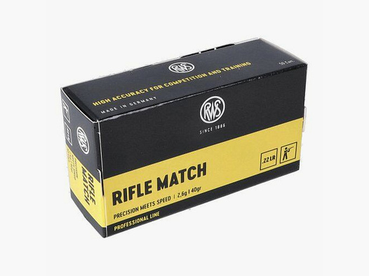 RWS Rifle Match 40gr .22lr