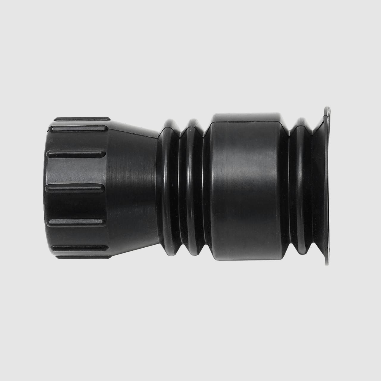 Telescopic rubber protection for riflescope eyepieces