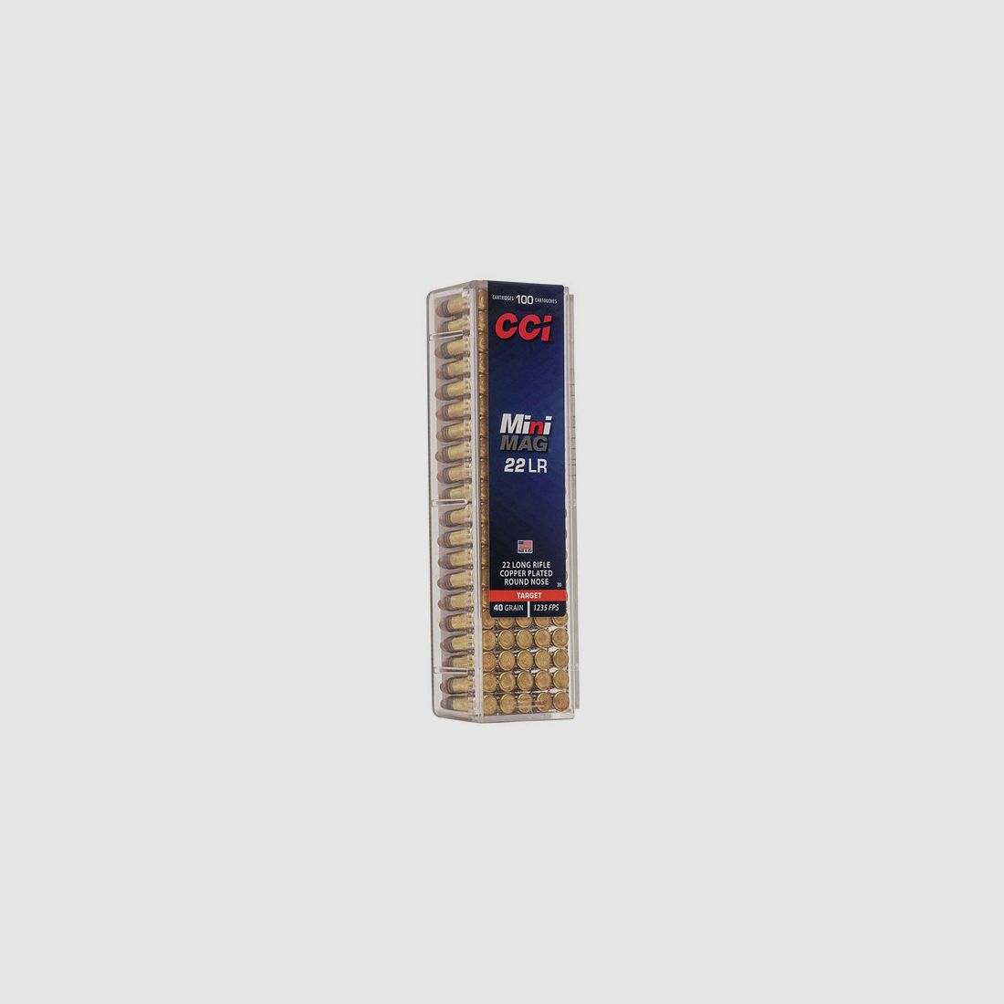 CCI Mini-Mag .22 LR 40GR CPRN 100 cartucce