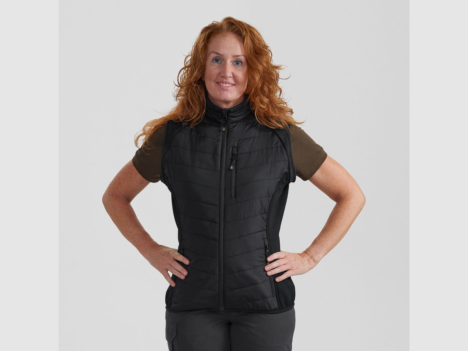 Lady Moor Zip-Off Jacke - Black – Kleidergröße Damen: 36