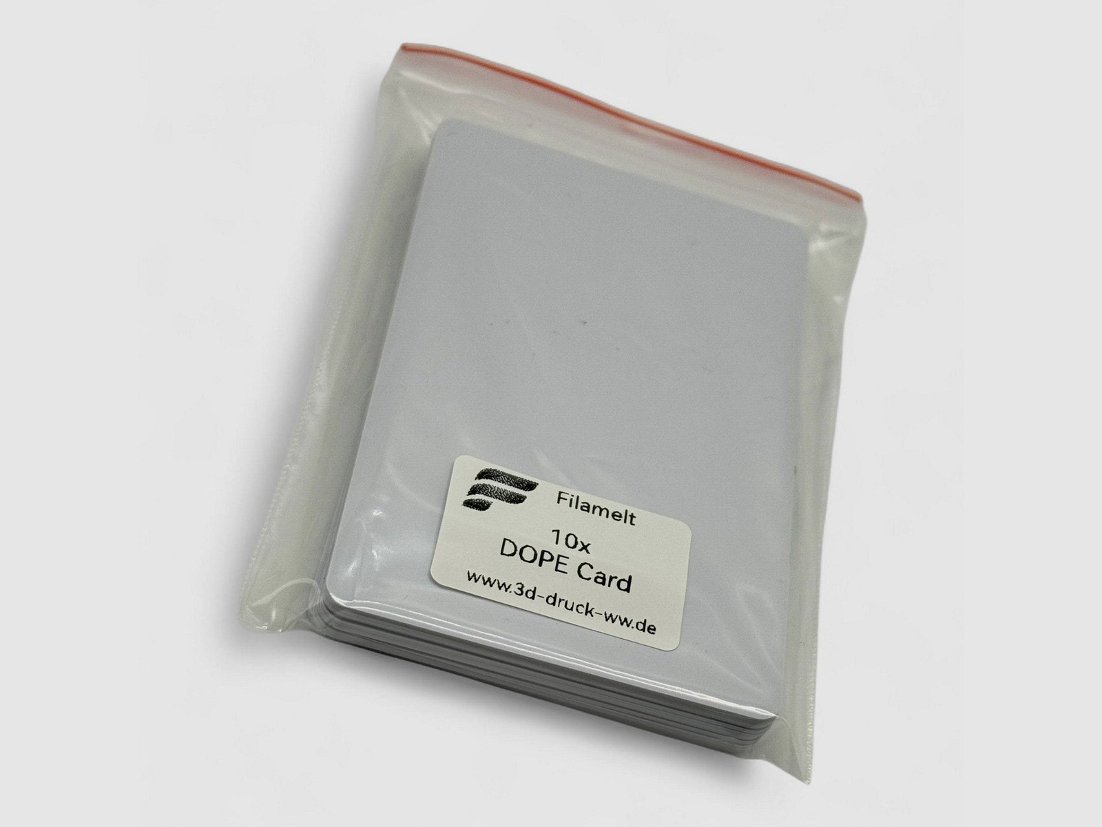 Filamelt DOPE support de carte - ensemble de 10 cartes de remplacement