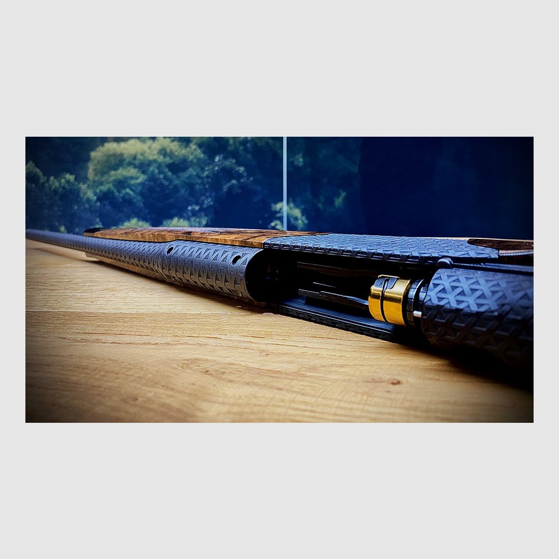 Blaser R8 Custom Grade 2 / HK 10 / Abzug vergoldet / .308 Win / Volltexturierung / TRAUMWAFFE
