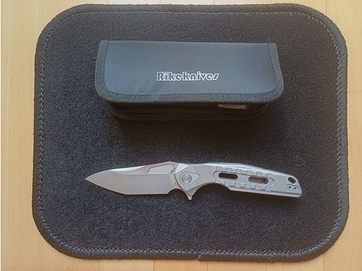 Rike Knife Thor 3 Framelock Titan M390 Blade Full Integral