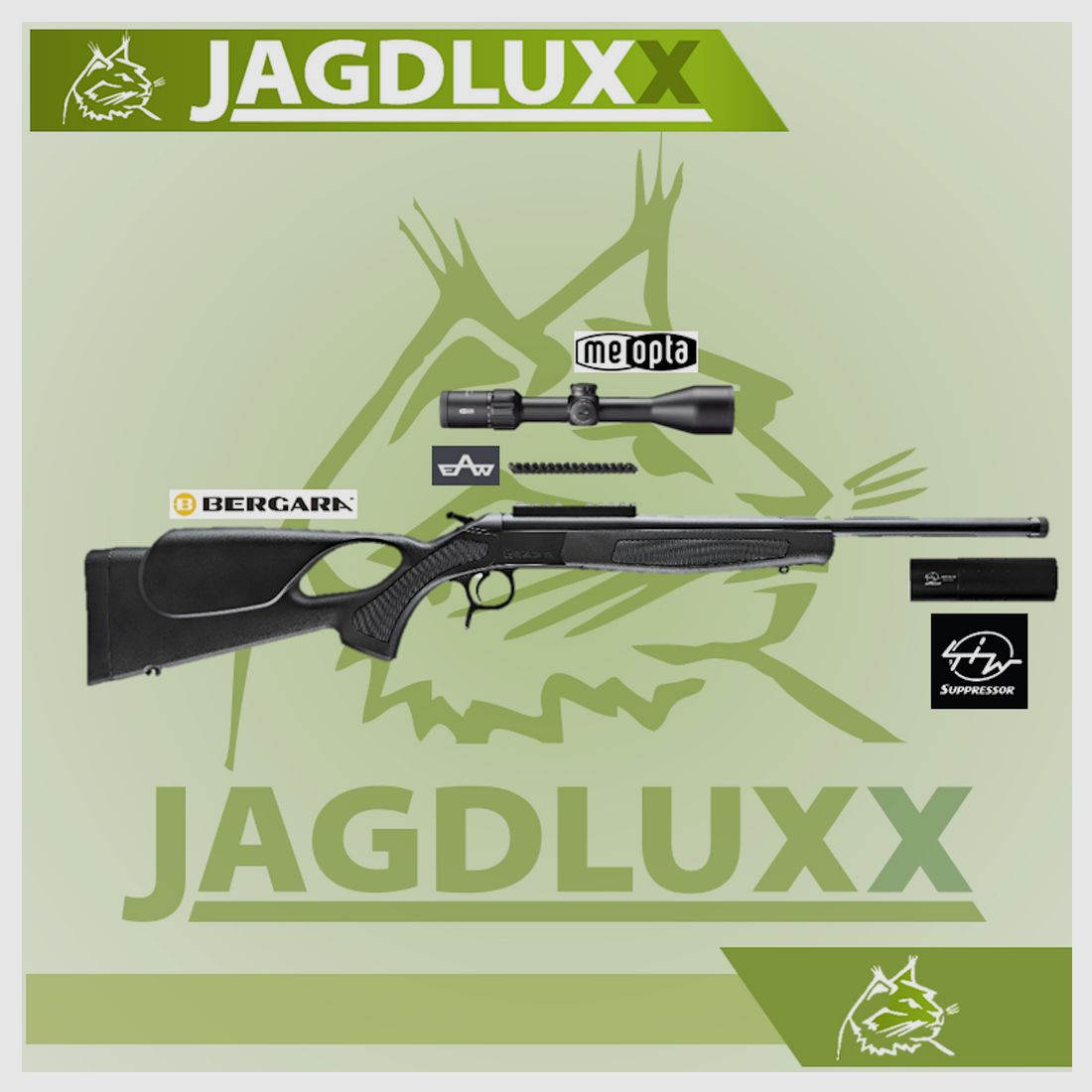 Bergara BA13 TD Take Down Thumbhole Kal. .308 Win. Kipplaufbchse im Komplettset