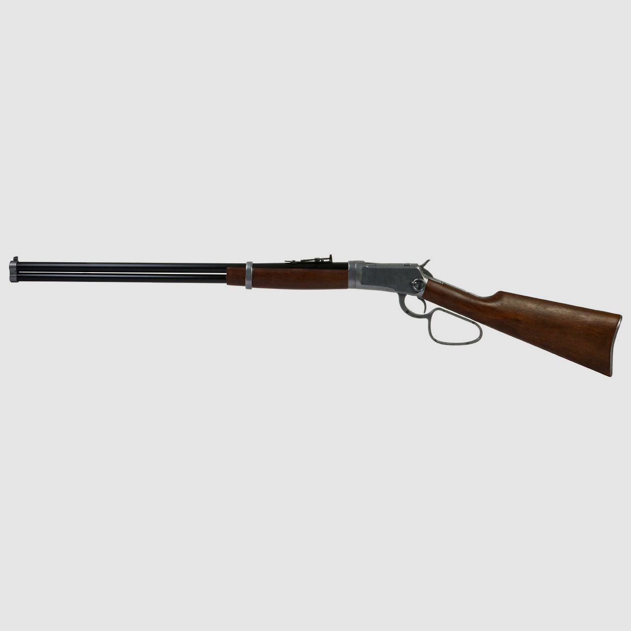 Deko Westerngewehr Kolser Winchester 92 Carbine Long Range USA 1892 realistisches Repetieren mit HĂĽlsenauswurf LĂ¤nge 108 cm altgrau